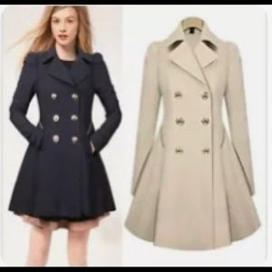 Women’s Navy Slim Outerwear Coat